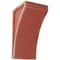 Ekena Millwork 3"W x 3 1/2"D x 6"H Small Lawson Wood Vintage Decor Corbel, Salvage Red CORWD03X03X06LWRD - alternate 1